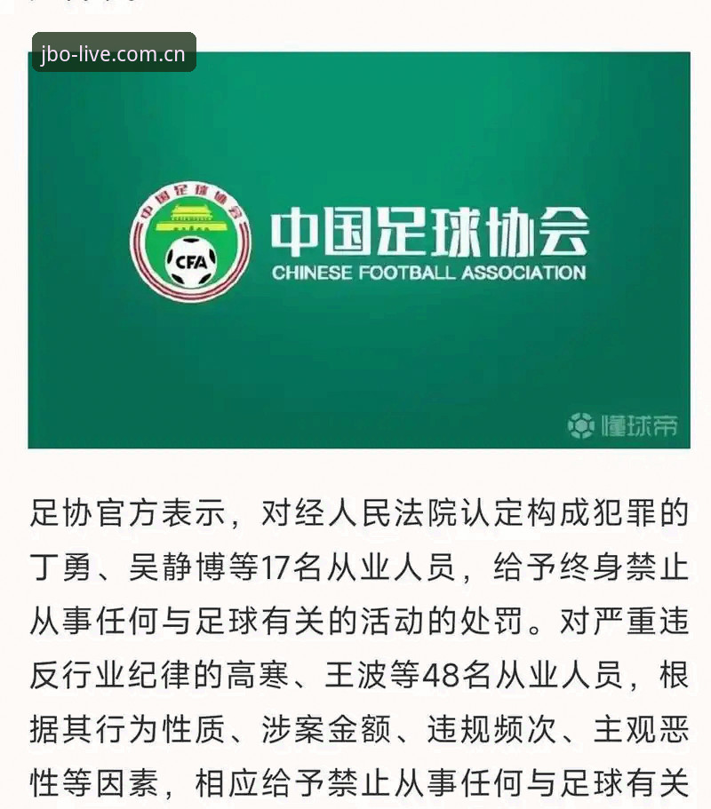jbo投注平台安装失败 足协禁足名单深度解读:终身禁赛vs五年禁赛,哪些行为更致命?
